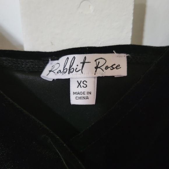 Velvet Black Top with Embellishments - Picture 5 of 8